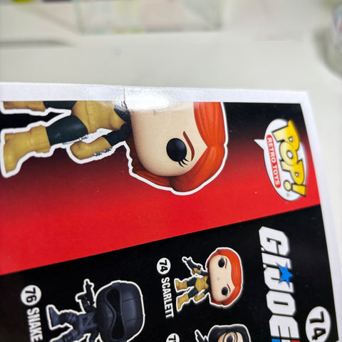 BOX FLAWS VIEW PHOTOS GI Joe - Scarlett Funko Pop 74 Vinyl Figure