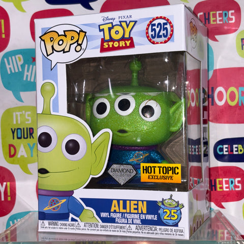 Alien DIAMOND EXCLUSIVE - Toy Story Disney Funko Pop Vinyl Figure (11.4 Cm L × 8.9 Cm W × 15.9 Cm H)