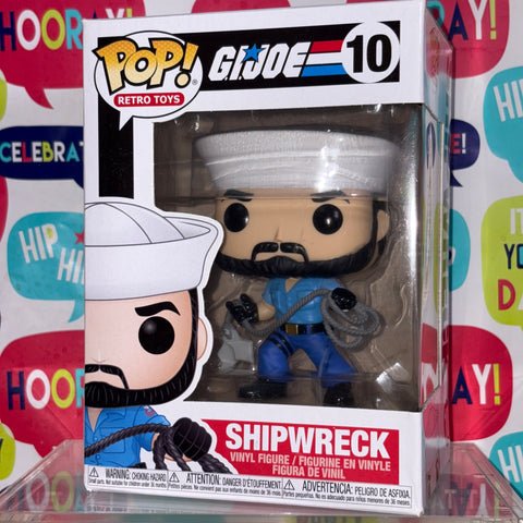 BOX FLAWS VIEW PHOTOS GI Joe - Shipwreck Funko Pop 10 Vinyl Figure