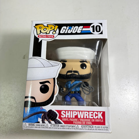 BOX FLAWS VIEW PHOTOS GI Joe - Shipwreck Funko Pop 10 Vinyl Figure