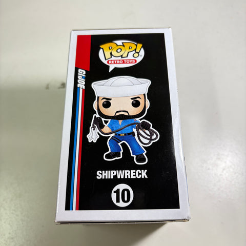 BOX FLAWS VIEW PHOTOS GI Joe - Shipwreck Funko Pop 10 Vinyl Figure