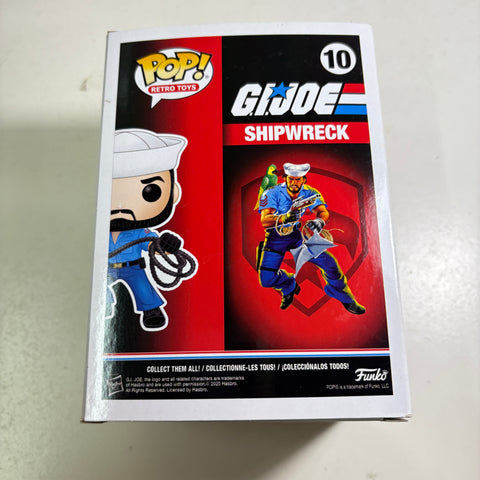 BOX FLAWS VIEW PHOTOS GI Joe - Shipwreck Funko Pop 10 Vinyl Figure