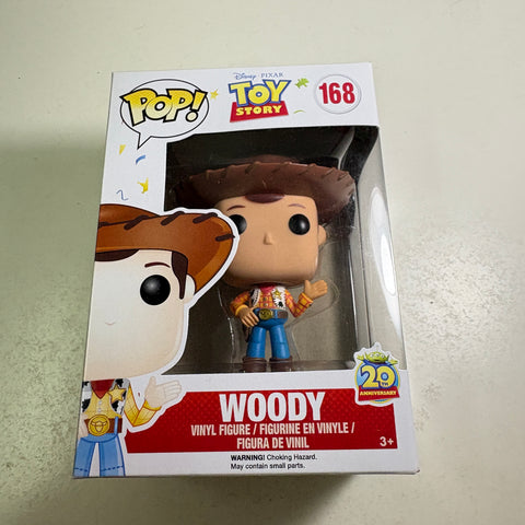 Woody - Toy Story Disney Funko Pop 168 Vinyl Figure (11.4 Cm L × 8.9 Cm W × 15.9 Cm H)