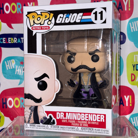 BOX FLAW VIEW PHOTOS GI Joe - Dr. Mindbender Funko Pop 11 Vinyl Figure