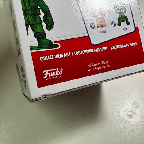 BOX FLAWS VIEW PHOTOS Army Man METALLIC EXCLUSIVE - Toy Story Disney Funko Pop Vinyl Figure (11.4 Cm L × 8.9 Cm W × 15.9 Cm H)