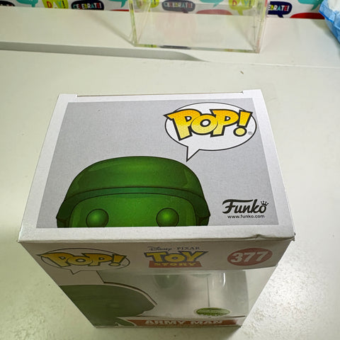 BOX FLAWS VIEW PHOTOS Army Man METALLIC EXCLUSIVE - Toy Story Disney Funko Pop Vinyl Figure (11.4 Cm L × 8.9 Cm W × 15.9 Cm H)