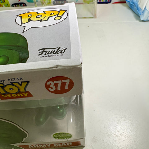 BOX FLAWS VIEW PHOTOS Army Man METALLIC EXCLUSIVE - Toy Story Disney Funko Pop Vinyl Figure (11.4 Cm L × 8.9 Cm W × 15.9 Cm H)