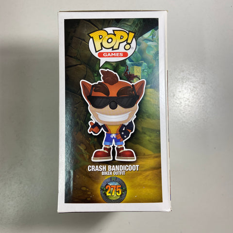 Crash Bandicoot - Crash with Biker Outfit Funko Pop 275 Hot Topic Exclusive