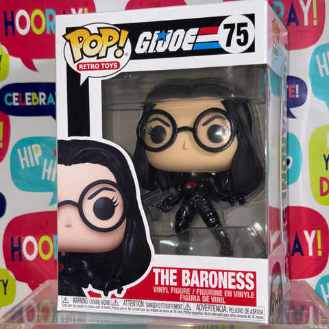BOX FLAWS VIEW PHOTOS GI Joe - The Baroness Funko Pop 75 Vinyl Figure