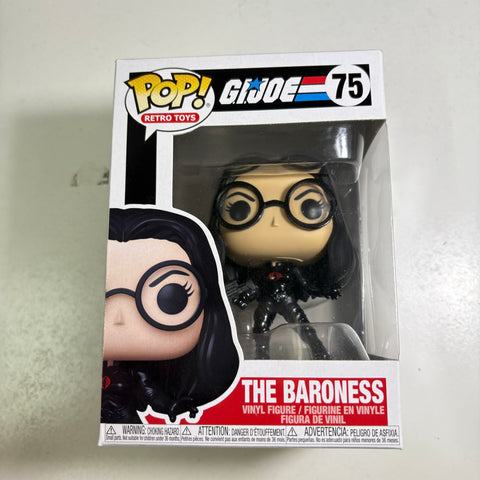 BOX FLAWS VIEW PHOTOS GI Joe - The Baroness Funko Pop 75 Vinyl Figure