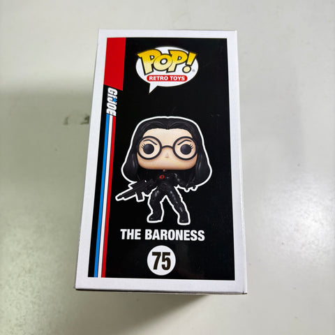 BOX FLAWS VIEW PHOTOS GI Joe - The Baroness Funko Pop 75 Vinyl Figure