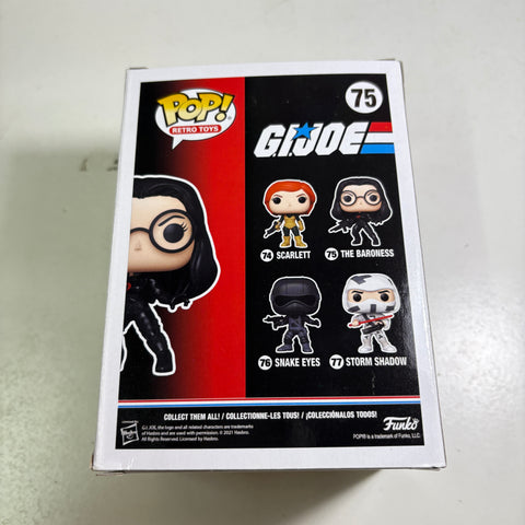 BOX FLAWS VIEW PHOTOS GI Joe - The Baroness Funko Pop 75 Vinyl Figure