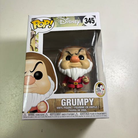 Grumpy - Snow White and the Seven Dwarves Disney Funko Pop 345 Vinyl Figure (11.4 Cm L × 8.9 Cm W × 15.9 Cm H)