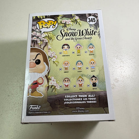 Grumpy - Snow White and the Seven Dwarves Disney Funko Pop 345 Vinyl Figure (11.4 Cm L × 8.9 Cm W × 15.9 Cm H)
