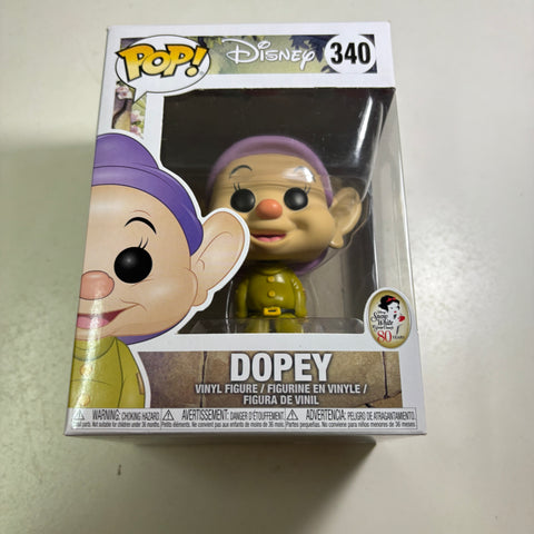 Dopey - Snow White and the Seven Dwarves Disney Funko Pop Vinyl Figure (11.4 Cm L × 8.9 Cm W × 15.9 Cm H)
