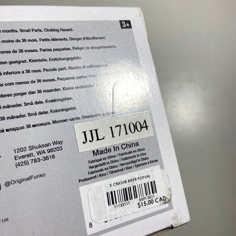 Crash Bandicoot - Crash with Biker Outfit Funko Pop 275 Hot Topic Exclusive