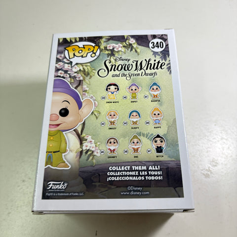 Dopey CHASE - Snow White and the Seven Dwarves Disney Funko Pop Vinyl Figure (11.4 Cm L × 8.9 Cm W × 15.9 Cm H)