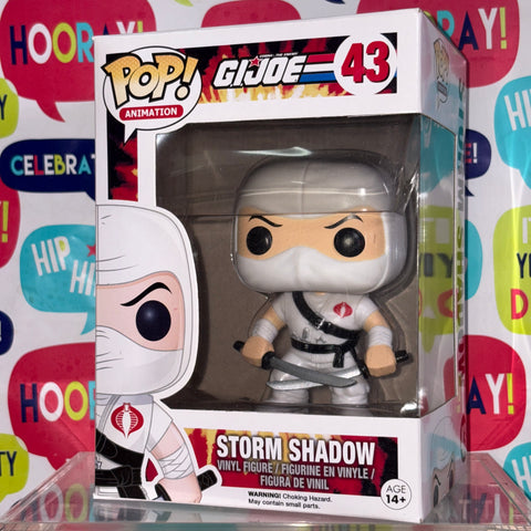 SUNFADED BOX VIEW PHOTOS GI Joe - Storm Shadow Funko Pop 43 Vinyl Figure