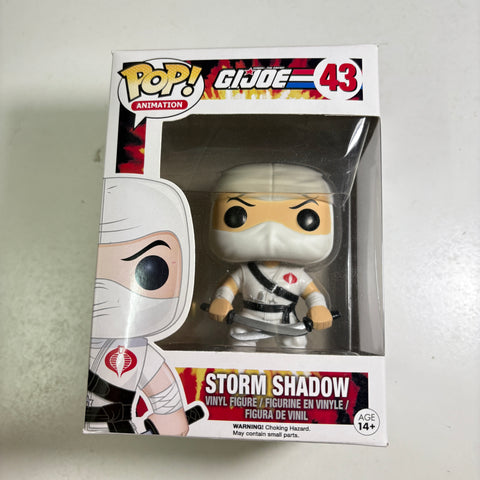SUNFADED BOX VIEW PHOTOS GI Joe - Storm Shadow Funko Pop 43 Vinyl Figure