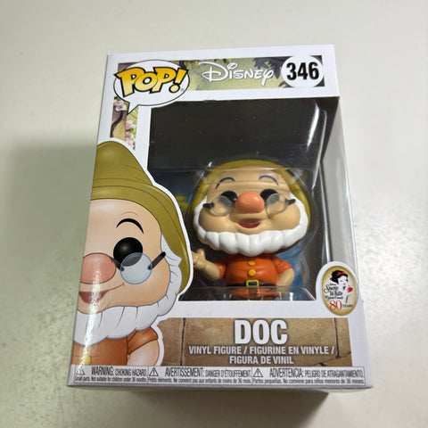 Doc - Snow White and the Seven Dwarves Disney Funko Pop 346 Vinyl Figure (11.4 Cm L × 8.9 Cm W × 15.9 Cm H)