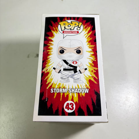 SUNFADED BOX VIEW PHOTOS GI Joe - Storm Shadow Funko Pop 43 Vinyl Figure