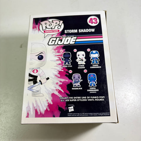 SUNFADED BOX VIEW PHOTOS GI Joe - Storm Shadow Funko Pop 43 Vinyl Figure