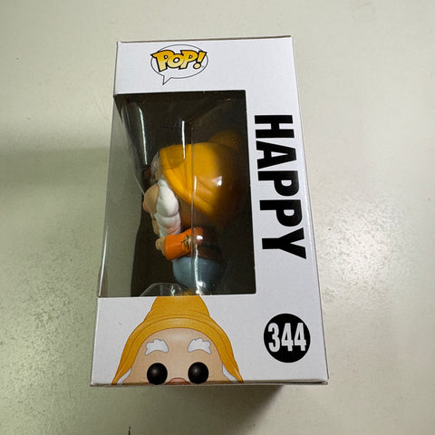 Happy - Snow White and the Seven Dwarves Disney Funko Pop 344 Vinyl Figure (11.4 Cm L × 8.9 Cm W × 15.9 Cm H)