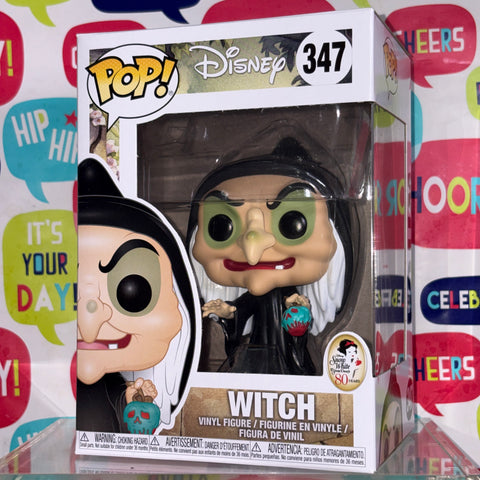 Witch - Snow White and the Seven Dwarves Disney Funko Pop 347 Vinyl Figure (11.4 Cm L × 8.9 Cm W × 15.9 Cm H)