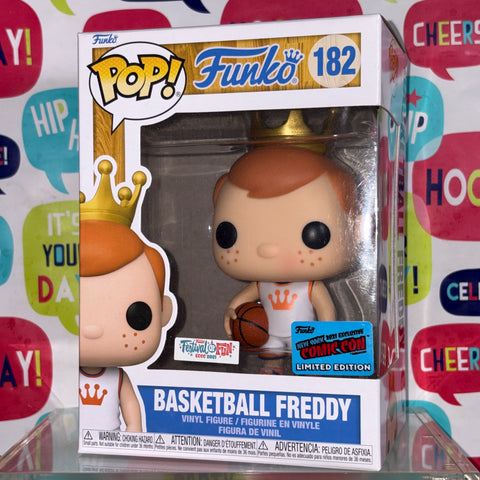 Basketball Freddy WHITE SHIRT - Funko Pop Vinyl Figure (11.4 Cm L × 8.9 Cm W × 15.9 Cm H)