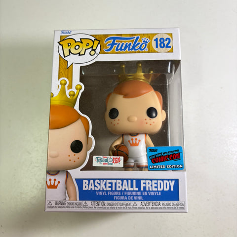 Basketball Freddy WHITE SHIRT - Funko Pop Vinyl Figure (11.4 Cm L × 8.9 Cm W × 15.9 Cm H)