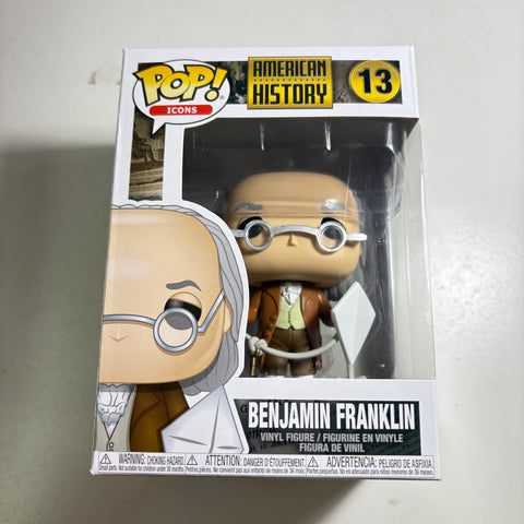 BOX FLAWS VIEW PHOTOS Benjamin Franklin - American History Funko Pop Icons 13
