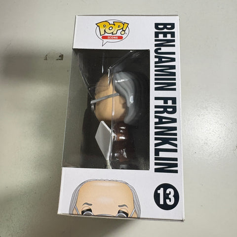BOX FLAWS VIEW PHOTOS Benjamin Franklin - American History Funko Pop Icons 13