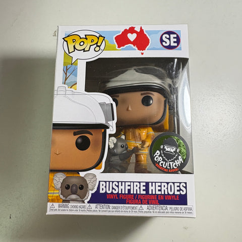BOX FLAWS VIEW PHOTOS Bushfire Heroes Funko Pop Vinyl Figure Popcultcha Exclusive