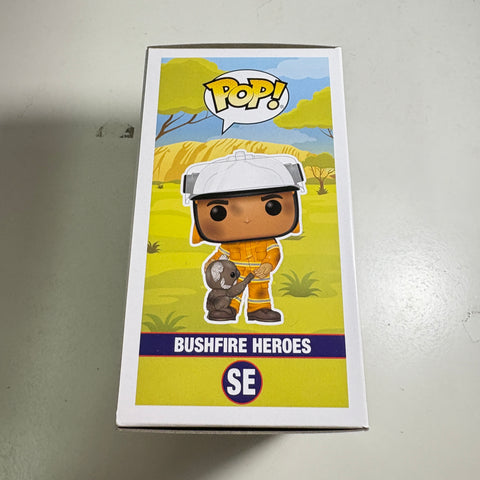 BOX FLAWS VIEW PHOTOS Bushfire Heroes Funko Pop Vinyl Figure Popcultcha Exclusive