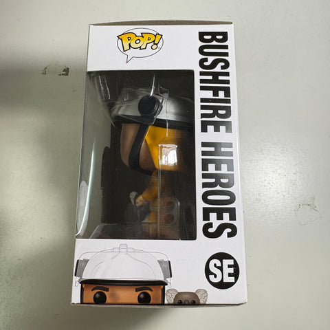 BOX FLAWS VIEW PHOTOS Bushfire Heroes Funko Pop Vinyl Figure Popcultcha Exclusive