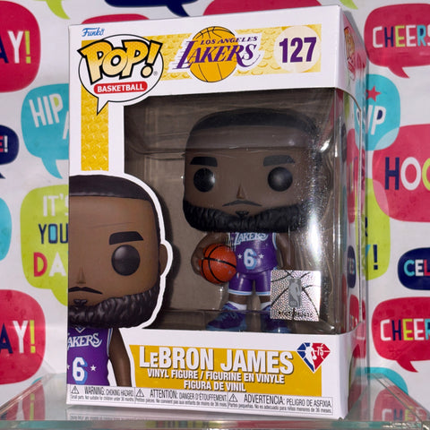Lebron James - Funko Pop 127 Vinyl Figure (11.4 Cm L × 8.9 Cm W × 15.9 Cm H)