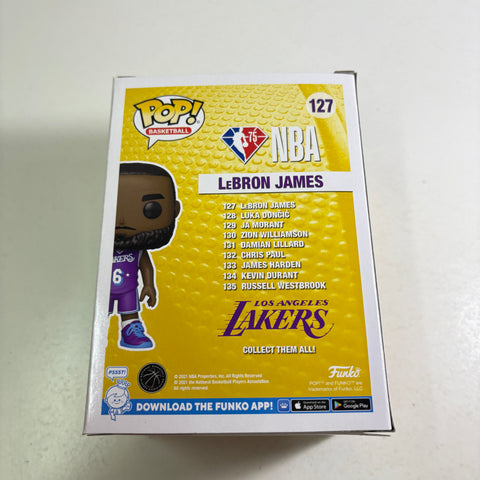 Lebron James - Funko Pop 127 Vinyl Figure (11.4 Cm L × 8.9 Cm W × 15.9 Cm H)