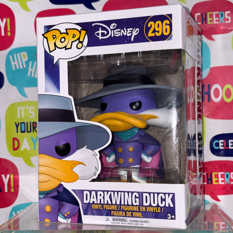 Darkwing Duck - Disney Funko Pop 296 Vinyl Figure (11.4 Cm L × 8.9 Cm W × 15.9 Cm H)