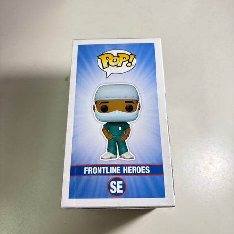 BOX FLAWS VIEW PHOTOS Frontline Heroes (POC Male) Funko Pop Vinyl Figure
