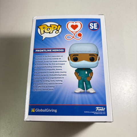 BOX FLAWS VIEW PHOTOS Frontline Heroes (POC Male) Funko Pop Vinyl Figure