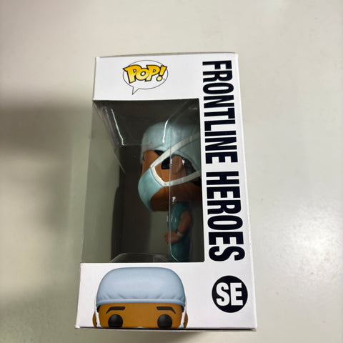 BOX FLAWS VIEW PHOTOS Frontline Heroes (POC Male) Funko Pop Vinyl Figure