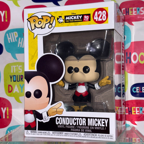 Conductor Mickey - Disney Funko Pop 428 Vinyl Figure (11.4 Cm L × 8.9 Cm W × 15.9 Cm H)