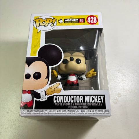 Conductor Mickey - Disney Funko Pop 428 Vinyl Figure (11.4 Cm L × 8.9 Cm W × 15.9 Cm H)