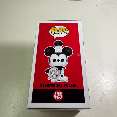 Steamboat Willie- Disney Funko Pop 425 Vinyl Figure (11.4 Cm L × 8.9 Cm W × 15.9 Cm H)