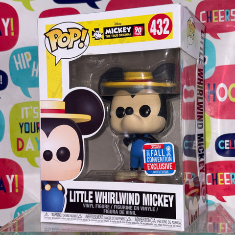 BOX FLAWS VIEW PHOTOS Little Whirlwind Mickey Mouse - Disney Funko Pop 432 Vinyl Figure (11.4 Cm L × 8.9 Cm W × 15.9 Cm H)