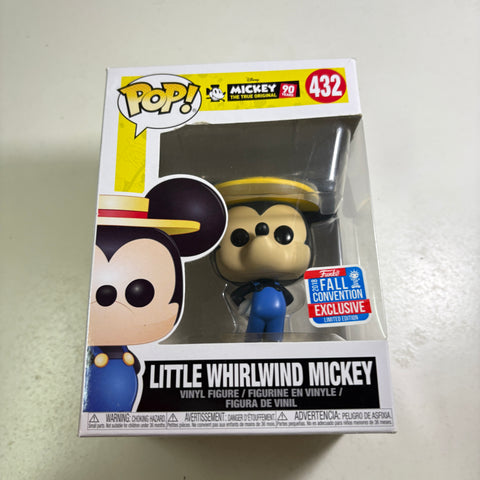 BOX FLAWS VIEW PHOTOS Little Whirlwind Mickey Mouse - Disney Funko Pop 432 Vinyl Figure (11.4 Cm L × 8.9 Cm W × 15.9 Cm H)