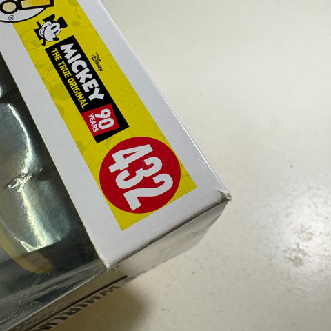 BOX FLAWS VIEW PHOTOS Little Whirlwind Mickey Mouse - Disney Funko Pop 432 Vinyl Figure (11.4 Cm L × 8.9 Cm W × 15.9 Cm H)