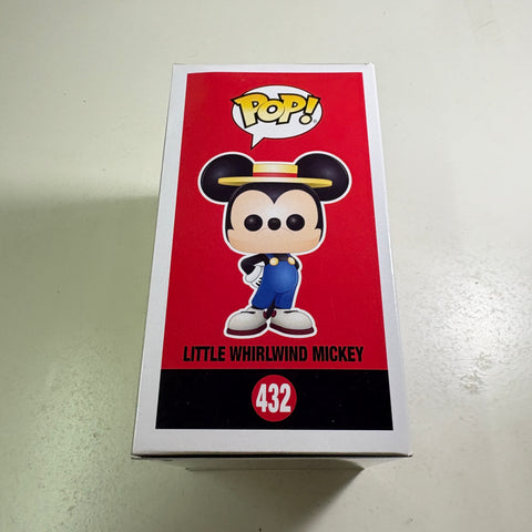 BOX FLAWS VIEW PHOTOS Little Whirlwind Mickey Mouse - Disney Funko Pop 432 Vinyl Figure (11.4 Cm L × 8.9 Cm W × 15.9 Cm H)