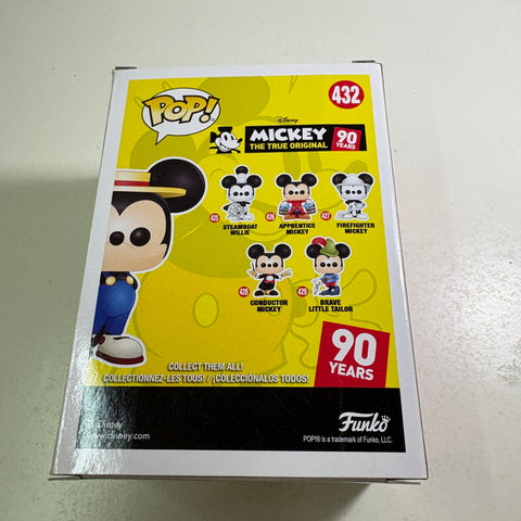 BOX FLAWS VIEW PHOTOS Little Whirlwind Mickey Mouse - Disney Funko Pop 432 Vinyl Figure (11.4 Cm L × 8.9 Cm W × 15.9 Cm H)