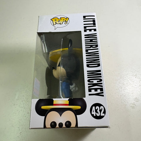BOX FLAWS VIEW PHOTOS Little Whirlwind Mickey Mouse - Disney Funko Pop 432 Vinyl Figure (11.4 Cm L × 8.9 Cm W × 15.9 Cm H)